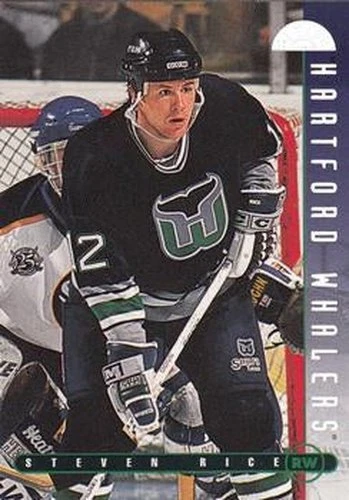 #198 Steven Rice - Hartford Whalers - 1995-96 Leaf Hockey - Image 1 of 1