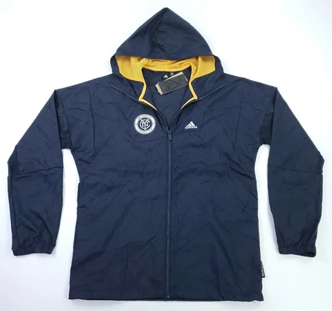 adidas Men's S New York City FC W.N.D. Primeblue Windbreaker Soccer Jacket NWT Cover