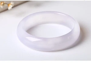 nolest light purple delicate and elegant Jadeite bangle size 68mm +box - Picture 1 of 3