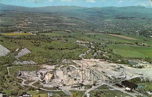 Postcard VT: Wells-Lamson Granite Quarry, Barre, Vermont, Unposted - Picture 1 of 2