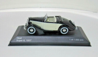 Modellauto Opel Super 6 1937 beige / schwarz  1:43 11161 - Bild 1 von 4