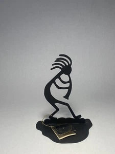 Kokopelli Indianer Buchstütze Lazart Collectors Series Black Metal - Bild 1 von 4