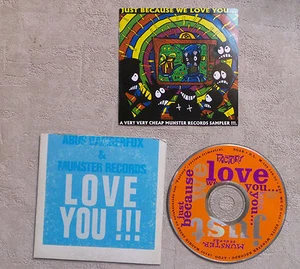 CD AUDIO/ VARIOUS "ABUS DANGEREUX & MUNSTER RECORDS LOVE YOU!!!" CD COMPILATION - Imagen 1 de 2