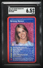 2001 Top Trumps Smash Hits Britney Spears SGC 6.5 7xr
