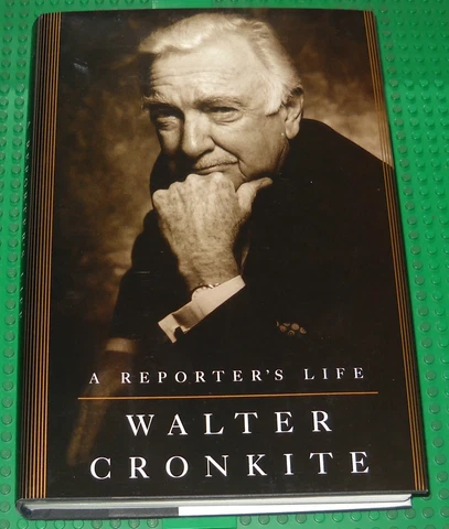 WALTER CRONKITE signed A Reporter's Life First Edition Cover