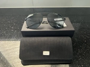 Dolce & Gabbana Aviator Sunglasses (Black/Grey Polarized) 59mm - Picture 1 of 2