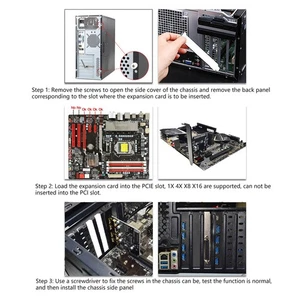 SATA3.0 Expansion Card Professional Plug And Play SATA3.0 To PCIE 4 Port 6G NEW - Afbeelding 1 van 12