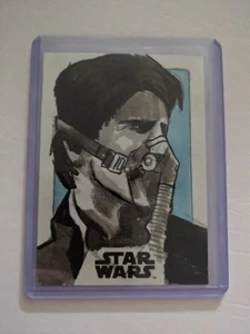 2019 Topps Star Wars Saga Han Solo 1/1 Sketch - Picture 1 of 2