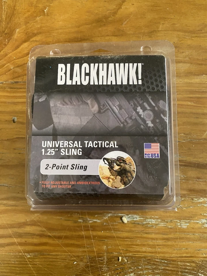 Blackhawk 70UT00BK Universal Táctico 2 Puntos Eslinga 1.25" Nuevo En Paquete Foto 1 de 2