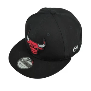 New Era NBA 9Fifty Chicago Bulls Cap Herren Schwarz Größe S M - Bild 1 von 3