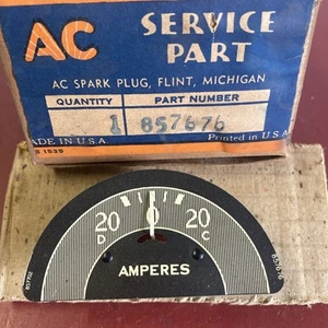 NOS AC 857676 BATTERY AMP GAUGE FOR 1934 CHEVROLET MASTER - Picture 1 of 5