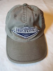 Vintage Atlanta Braves American Needle Baseball SnapBack Hat Cotton Hook & Loop - Picture 1 of 10