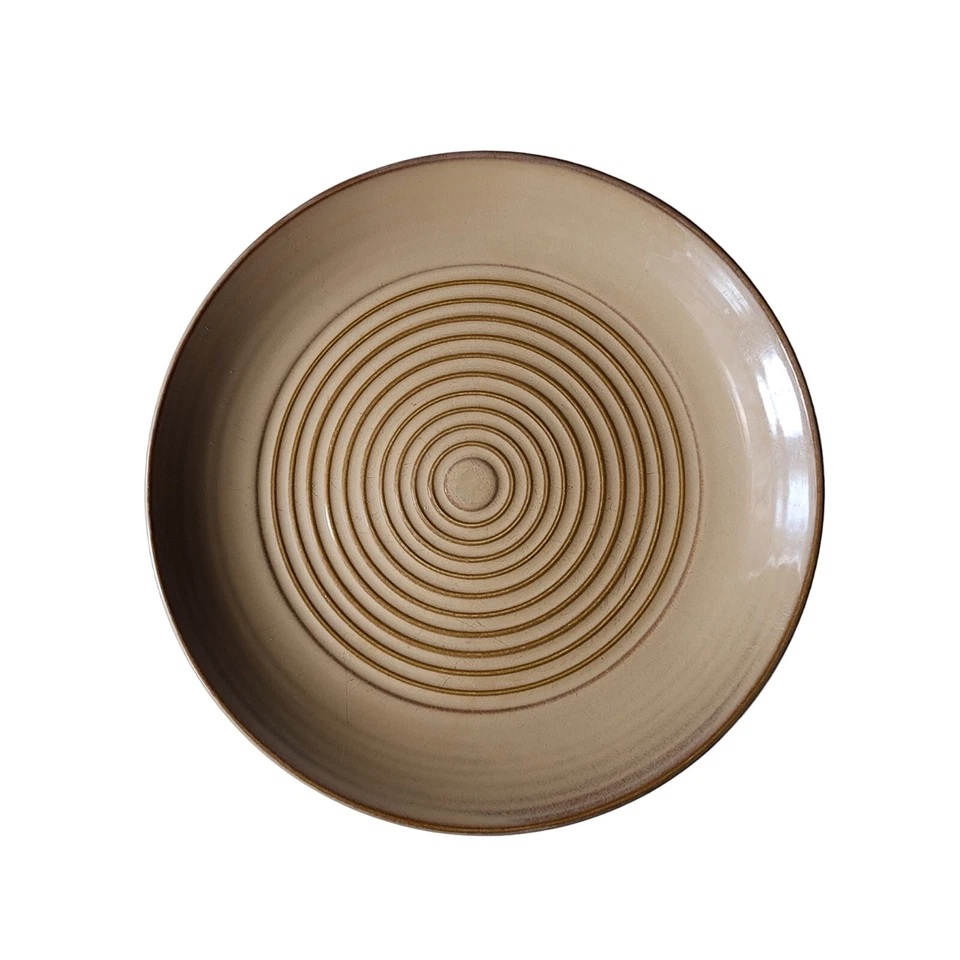 Juego de 4 platos de gres de 10,5" PFALTZGRAFF punta topo en relieve 2010 Foto 1 de 4