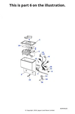 Land Rover Genuine Switch Spare Part For Discovery 1 Range Rover '92-'94 PRC6030 - Image 1 of 4
