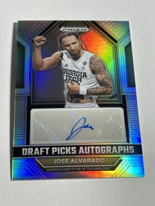 Selecciones del draft Panini Prizm 2023 José Alvarado automático plateado Prizm Georgie Tech - Imagen 1 de 2