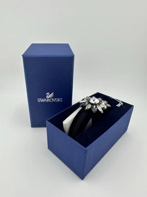 Swarovski Black Crystal Bracelet Flower Cord - Image 1 of 3