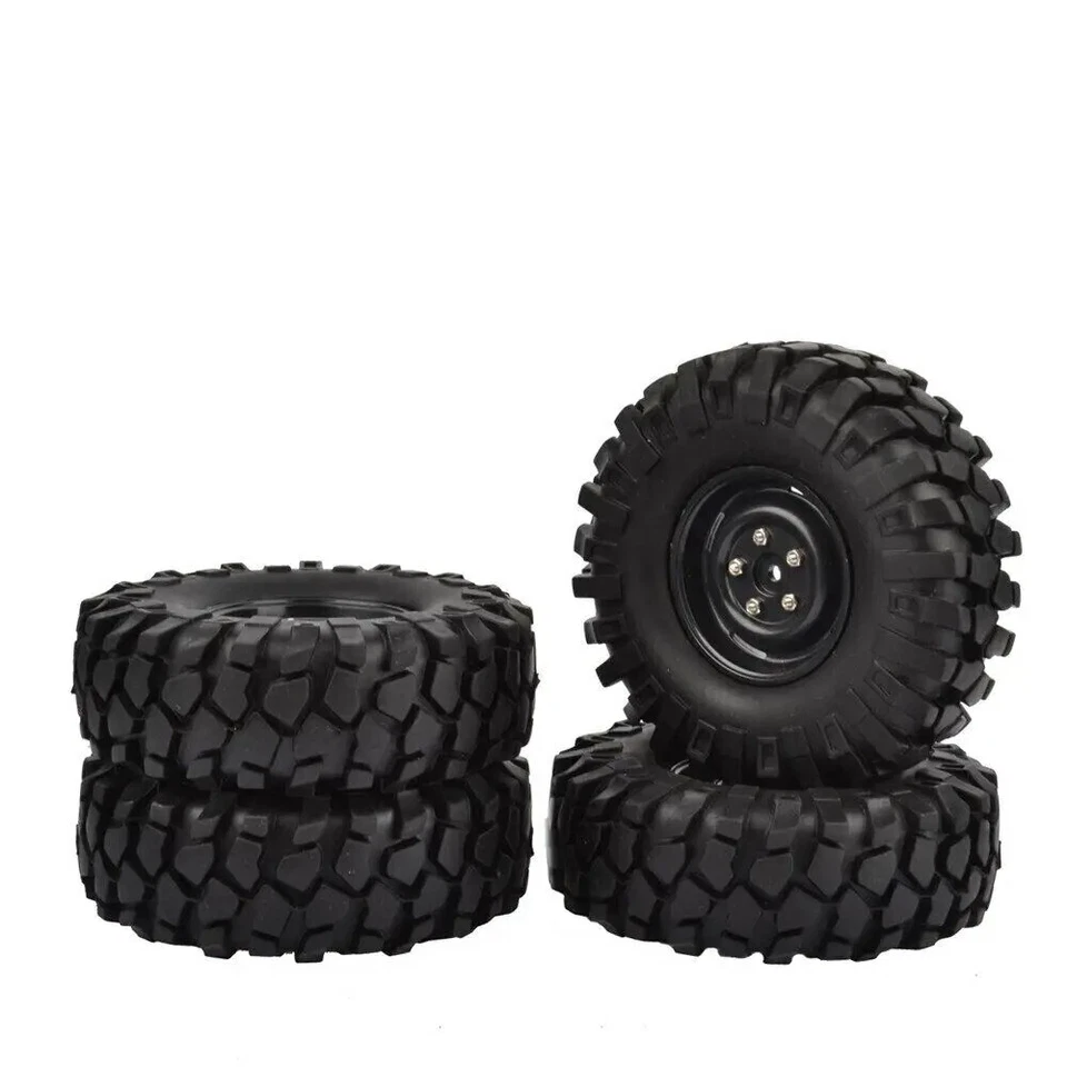 1/10 RC Rock Crawler 1.9inch Tires Wheels Set for Axial SCX10 D90 TRX4 CC01 CC02 - Bild 1 von 4