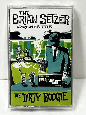 The Brian Setzer Orchestra The Dirty Boogie Cassette Tape NEW SEALED Foto 1 de 2