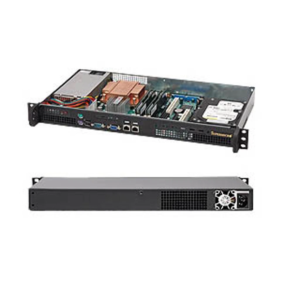 Supermicro SuperChassis CSE-503L-200B 1U Rackmount Short-Depth 200W Chassis NEW - Image 1 of 1