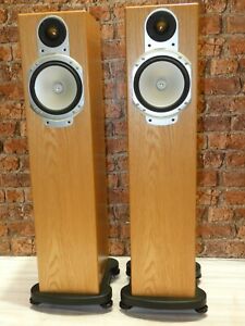 Monitor Audio Silver RS 5 Natural Oak Finish Bi-Wire Floorstanding Loudspeakers 