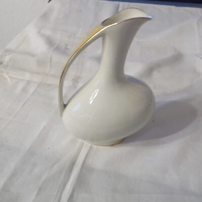 Vintage Porzellan Vase Alka mit Goldrand  (SP3) - Bild 1 von 4
