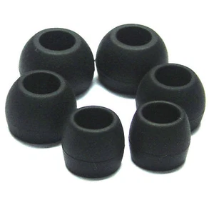 3 Pairs S/M/L Silicon Earbuds For Sennheiser CX175/275/215/300/400/500 MX/IE BK - Picture 1 of 2