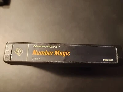 Number Magic (TI-99/4A, 1981) Texas Instruments Command Module - Image 1 of 3