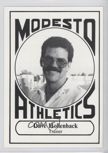 1988 Frank Chong Modesto A's David Hollenback Dave Hollenback #3