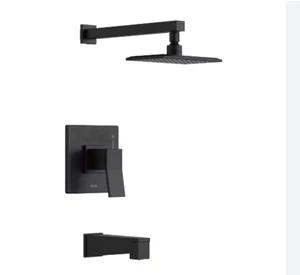 GERBER Avian Tub & Shower Trim Kit 2.0gpm Satin Black D502019BSTC - Picture 1 of 2