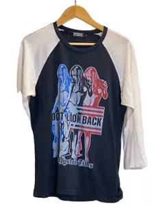 HYSTERIC GLAMOUR Used Black Cotton Raglan Long Sleeve T-shirt, Size M - Picture 1 of 5