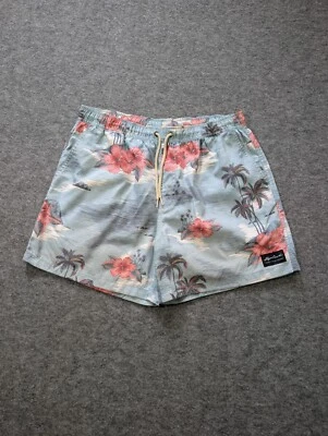Rip Curl Mens M  Shorts Aloha Palm Trees Swim Surf Beach Tropical - Image 1 of 4