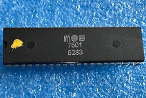 7501 CPUChip for COMMODORE 16/116/Plus/4 #52 83 - Picture 1 of 3