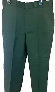 NEW! Horace Small Male Trousers-Dark Green-Size 34R-Length 30-CottonBlend-USA - Picture 1 of 5