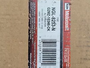 Genuine Ford Motorcraft Alternator NGL-8253-N,99-03 Ford Windstar G2MZ-10346-CK - Picture 1 of 4