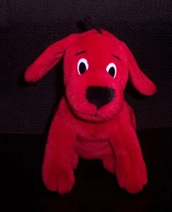 Peluche Clifford Il Grande Cane Rosso 8" seduto in ottime condizioni - Foto 1 di 3