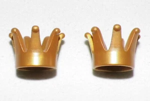 15882, 2x Krone (für Kopftuch oder Turban), gold - Bild 1 von 3