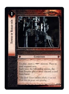 TOWER OF BARAD-DUR Rare 2002 LOTR Realms of the Elf-lords 3R104 C1 - Picture 1 of 2