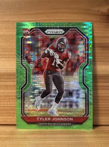 2020 Tyler Johnson RC Panini Prizm Neon Green Pulsar Rookie #321 - Picture 1 of 2