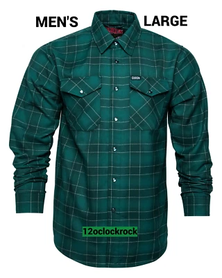 DIXXON Flannel WREATH Flannel Shirt - Men's L - Image 1 of 4