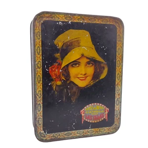 X-Rare Vintage 1930’s LAS ISLAS Art-Deco Jelly Litho Tin Box Argentina - Bild 1 von 8