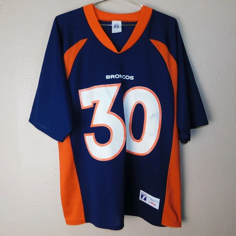 NFL Jersey Adult L Logo 7 Denver Broncos Graphic Logo Davis 30 Football Cover