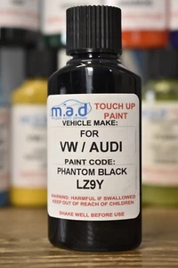 Phantom Black Audi LZ9Y Paint Touch Up Kit 30ML RS3 RS4 RS5 TTRS A3 A4 A5 A6 TT - Picture 1 of 14