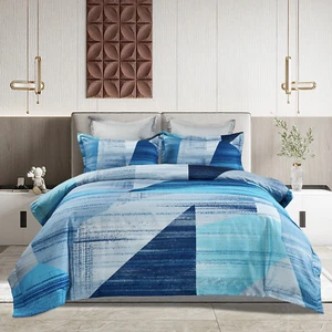 Mondrian Duvet/Doona/Quilt Cover Set Queen/King/Super King Size Bed SM022 - Picture 1 of 5