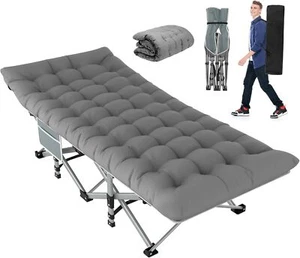 Camping Cot, Folding Camping Cots for Adults, Portable Sleeping Cot - Picture 1 of 7