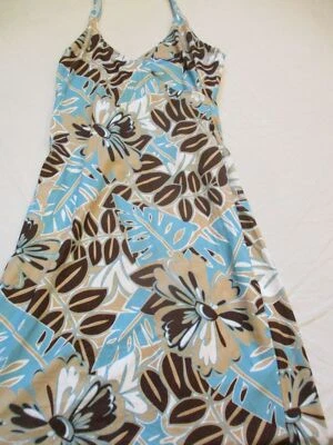 Mujer Charlotte Russe Vestido Azul Marrón Foto 1 de 4