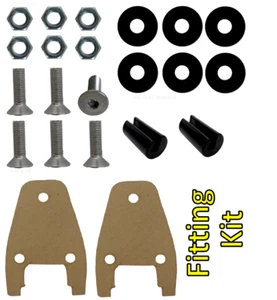 LAND ROVER DEFENDER 90 / 110 130 1983-2016 BONNET HOOD HINGE FITTING KIT LRD131 - Picture 1 of 1