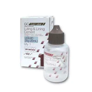 Dental GC Gold Label 1 Luting & Lining Cement's Liquid 20ml Pack - Picture 1 of 3