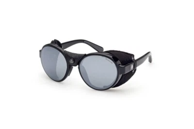 Moncler ML0205 05D Marco de gafas de sol de plástico negro 56-18-140 Foto 1 de 3