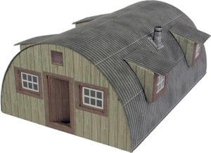 METCALFE PO415 "NISSEN HUT" OO gauge Card Construction Kit - Picture 1 of 4