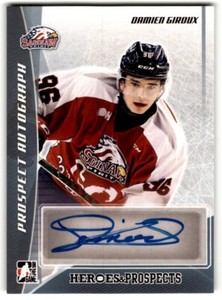 2016-17 Leaf In The Game Heroes and Prospects Platinum Damien Giroux Auto